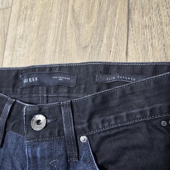 Guess Vintage 31x31 "Black Contrast" Men's Jeans - Picture 4 of 10